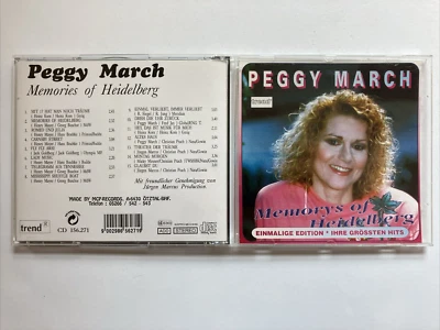 Peggy March CD - Memories Of Heidelberg - Import - Like New Condition - Image 1 of 2