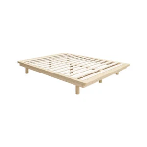 Oikiture Bed Frame Double Size Wooden Bed Base Timber Platform - Picture 1 of 7