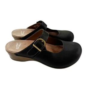 Dansko Martina Leather Mary Jane Mule Clogs Size 9.5 retail $130 - Picture 1 of 14