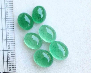 16.50 Ct 100% Natural Green Aventurine Polished oval cabochon gemstone Brazil - Picture 1 of 3