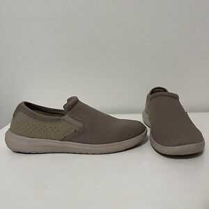 Crocs Reviva Slip on Loafer Comfort Shoes Khaki Men's Size 12