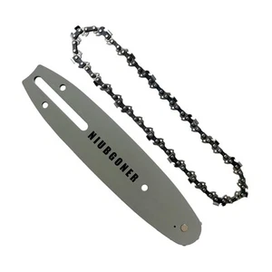 Barra guida motosega 8 pollici e combinazione catena, ricambio motosega per decespugliatore plus... - Foto 1 di 5