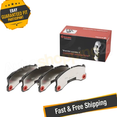 Juego de pastillas de freno de disco delanteras Brembo P65021 Low-Met para Porsche Panamera 2010-2020 Foto 1 de 4