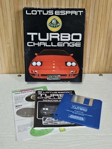 Atari ST Game Lotus Esprit Turbo Challenge Boxed with Manual and Rare Cheat Card - Picture 1 of 8