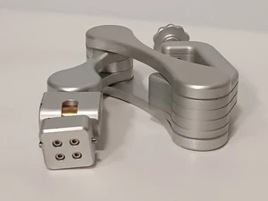 Aluminum Articulating Mount w/ Table/Pole Clamp, Likely For Medical Applications - Picture 1 of 7