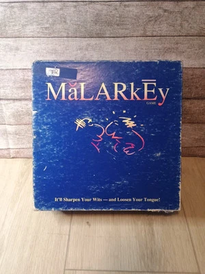  Vintage Malarkey Board Game Parker Brothers 1991 Edition Family Fun - Image 1 of 4