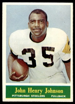 1964 Philadelphia John Henry Johnson Pittsburgh Steelers #144 - Image 1 of 2
