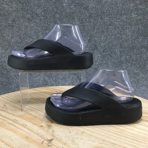 Crocs Damen-Sandalen 7 Getaway Plateau Strand Flip-Flop schwarz Keilabsatz 209410 - Bild 1 von 18