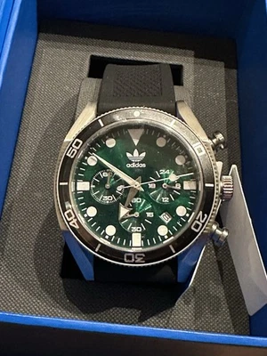 Adidas Originales Negro Unisex Reloj Cronógrafo Edición Dos Cronógrafo AOFH23001 Foto 1 de 4