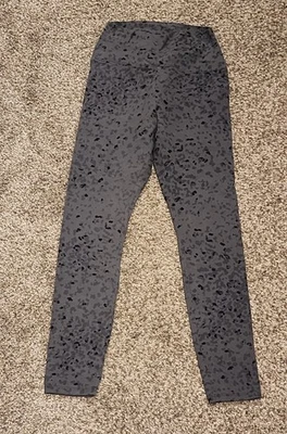 SIMPLY VERA WANG Leggings Entrenamiento Talla S (4-6) Mujeres Yoga tiro alto Leopardo Gris Foto 1 de 4