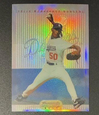 Felix Rodriguez 1995 Bowman’s Best Refractor #27 - Los Angeles Dodgers - Image 1 of 2
