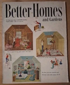 BETTER HOMES & GARDENS MAGAZINE - AUGUST 1951 - STORIES - ADS  - GOOD - Imagen 1 de 2