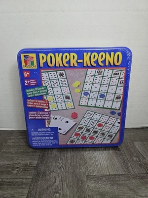 VINTAGE POKER-KEENO POKER KENO FAMILY & PARTY GAME CARDINAL 1999 NEW SEALED - Image 1 of 4