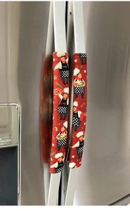 Refrigerator Oven Door Padded Appliance Handle Covers Cool Chef Set of 2 - Picture 1 of 5
