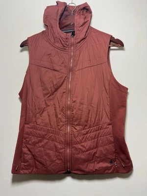 Chaleco con capucha Smartwool Smartloft Currant para mujer talla L Foto 1 de 4