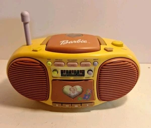 Vintage Barbie Dance with Me Talking Boombox BE-160 1 CD And 1 Cassette,.WORKING - Picture 1 of 10
