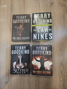 Terry Goodkind Books HC Lot 4 Suspense Fiction Fantasy - Picture 1 of 6