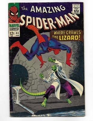 Amazing Spider-Man 44 1967 Marvel Comics VG+ 4.5 2nd App Lizard Mary Jane - Image 1 of 2