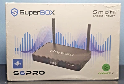 2025 Model SuperBox S6 Pro Streaming Box, New Sealed! - Image 1 of 4