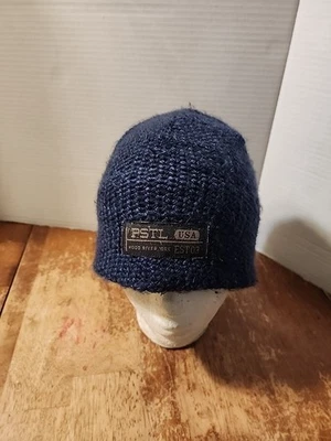 Pistil Mujer Novio Gorro Invierno Tejido Sombrero Acrílico Mezcla Lana Azul Foto 1 de 4