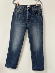 Driftwood Stella Straight Leg Jeans Medium Dark Wash Größe 28 Damen - Bild 1 von 10