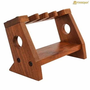 Soporte para pistola Soporte universal para pistola 4 ranuras Soporte de exhibición de pistola de madera - Imagen 1 de 11