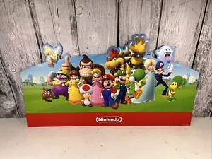 Insegna Espositore Negozio Orizzontale Super Mario Bros Nintendo Rara 36X20! - Foto 1 di 11