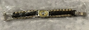 Pulsera de supervivencia New Orleans Saints Paracord cierre de aleación de 9 pulgadas  - Imagen 1 de 3