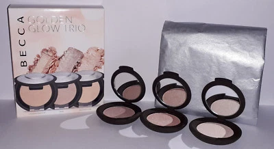 BECCA Golden Glow Trio ( 3 x 2.4g ) Travel Size Highlighter Set  - Image 1 of 4