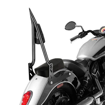 Indian Scout 24" Height Passenger Backrest Sissy Bar For Scout Sixty 2016-2024 - Image 1 of 4