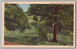 Vicksburg National Military Cemetery Postcard - Picture 1 of 2