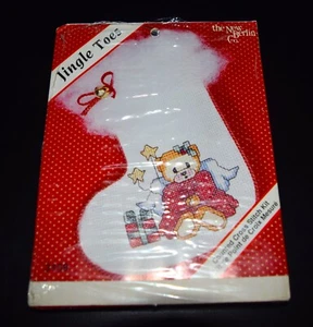 Kit de punto de cruz contado Jingle Toes #3153 The New Berlin Co. Artesanía sin abrir - Imagen 1 de 2