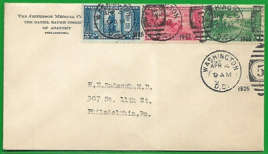 Lexington-Concord 150th Fdc(1925) - Image 1 of 1