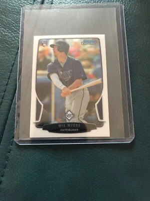 2013 Bowman Chrome Wil Myers Mini RC Rookie #328 - Image 1 of 2