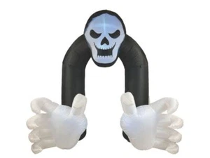 Esqueleto Reaper Archway Inflable 13 ft Halloween Casa Embrujada Patio Decoración del Césped - Imagen 1 de 1