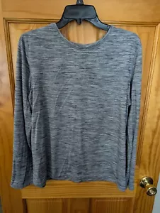 Athletic Works - Gray Long Sleeve Shirt - L (12-14) - Picture 1 of 5