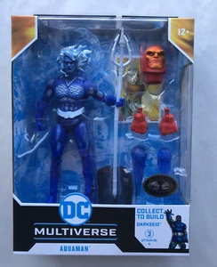 McFarlane DC Multiverse Aquaman Justice League Task Force Platinum Label - Picture 1 of 2