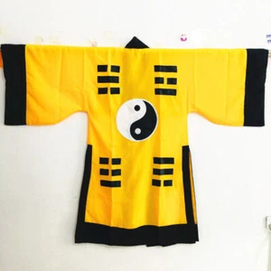 Taoist Robe Eight-Diagram Priest Gown Tai Chi China Ancient Costume Fancy Dress - Picture 1 of 15