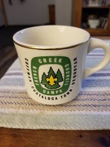 Vtg French Creek Council BS Camps Mug Sequoyah Custaloga - Picture 1 of 1