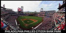 PHILADELPHIA PHILLIES CITIZEN BANK PARK, 10"x20" Color Photo