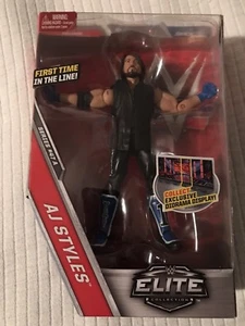 WWE ELITE - AJ STYLES - MISB NEU MATTEL First Time In The Line - Bild 1 von 2