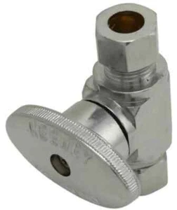 Plumb Pak PP2072LF verchromtes Messing Reparaturventil 3/8 x 3/8 Kompressionsventil - Bild 1 von 2
