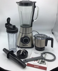 Batidora de alimentos BioChef Galaxy Pro plateada - 1800 W licuadora de alto rendimiento NUEVA 4588 - Imagen 1 de 13