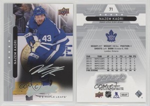 2018-19 Upper Deck MVP Super Script /25 Nazem Kadri #71