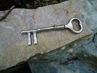 Large Key 212 mm Metal & Old Looking - Pad Lock,Castle, Keys-Theatre Film prop 