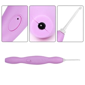 9 In 1 USB LED Light Up Crochet Hook Knitting Needles Weaving Sewing Supply Tool - Picture 1 of 11