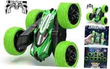  Remote Control Car for Boys 4-7, 2.4GHz Double Side 360° Flips Td203mini-green
