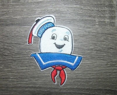 Mr Stay Puft Marshmallow Man Ghostbusters Embroidered Iron On Patch 2.5" x 3.5" - Image 1 of 2
