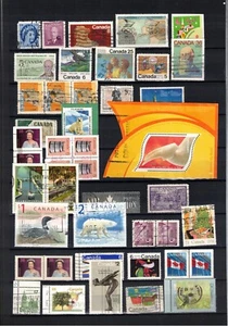 Collezione francobolli Canada 4 pagine album, mix selvaggio - Foto 1 di 4