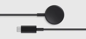 Cargador magnético inalámbrico rápido oficial Samsung para reloj Galaxy - negro - PVP £34 - Imagen 1 de 8